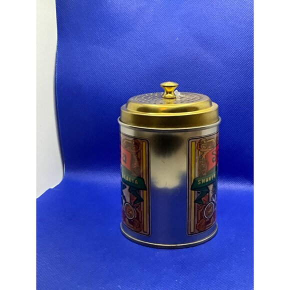 Spezia Italia Shaker Tin Italian Designed Spice Container With Handle & Lid - Picture 5 of 6